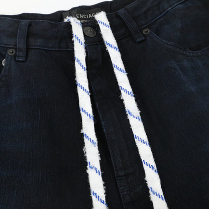 BALENCIAGA バレンシアガ 【美品/国内正規/24年製】809444 ダブルニーワイドデニムパンツ ボトムス