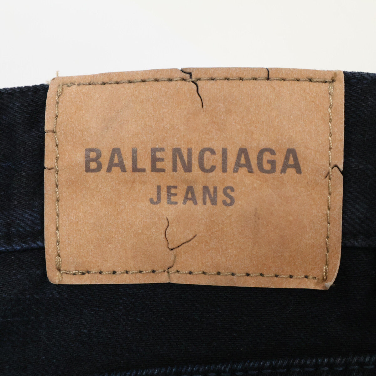 BALENCIAGA バレンシアガ 【美品/国内正規/24年製】809444 ダブルニーワイドデニムパンツ ボトムス