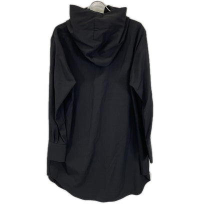 REGULATION Yohji Yamamoto レギュレーション ヨウジヤマモト FE-B53-100 ブラック ウール フーディコート コート