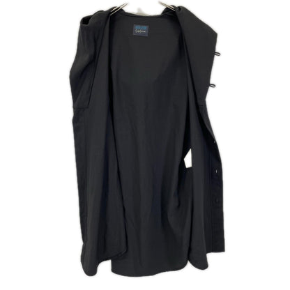 REGULATION Yohji Yamamoto レギュレーション ヨウジヤマモト FE-B53-100 ブラック ウール フーディコート コート