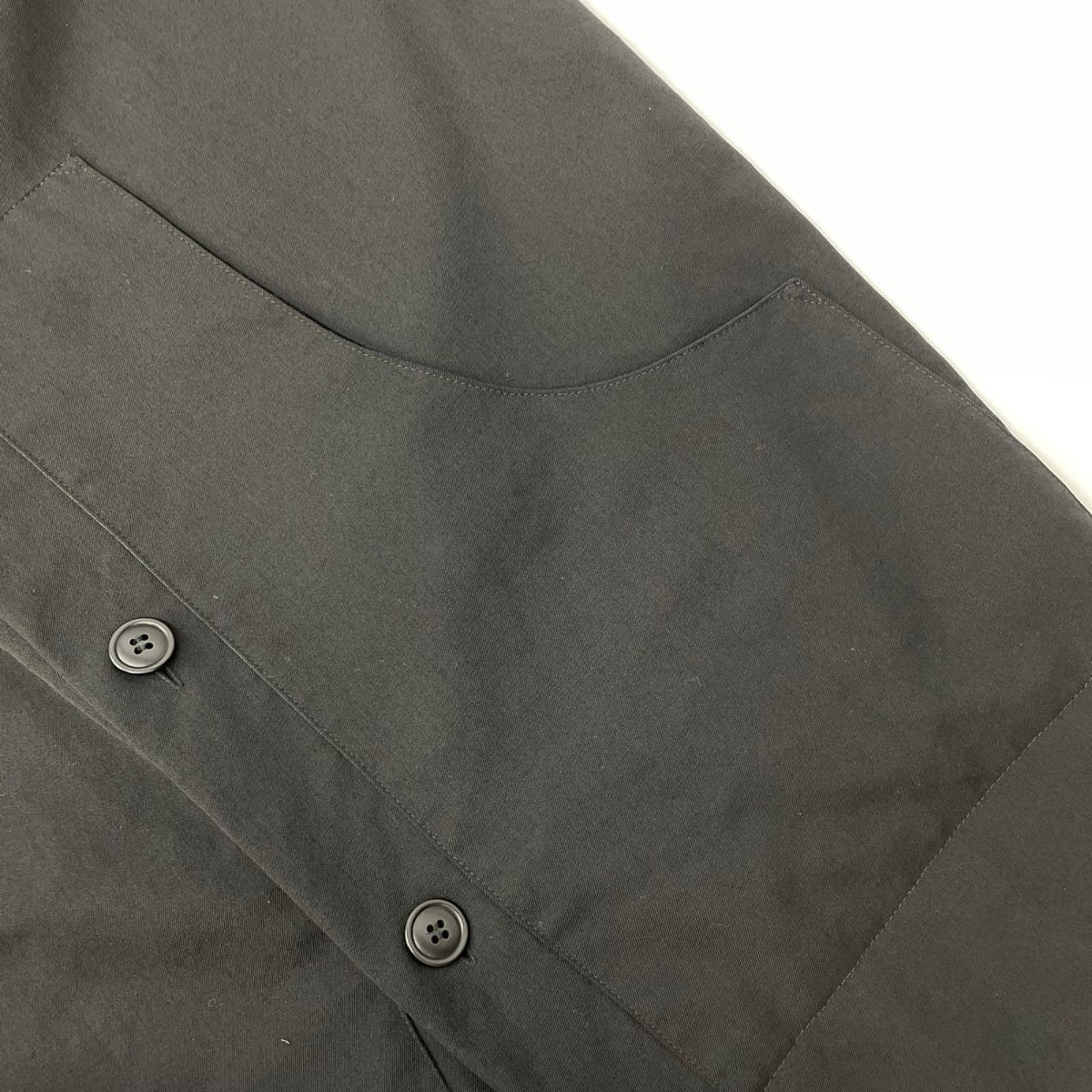 REGULATION Yohji Yamamoto レギュレーション ヨウジヤマモト FE-B53-100 ブラック ウール フーディコート コート