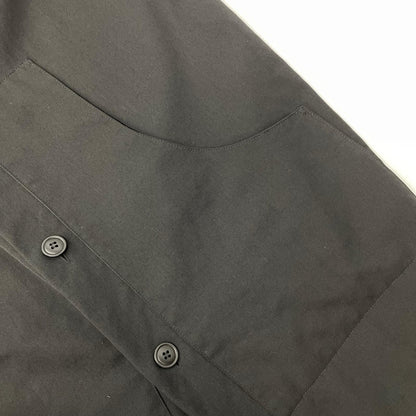 REGULATION Yohji Yamamoto レギュレーション ヨウジヤマモト FE-B53-100 ブラック ウール フーディコート コート