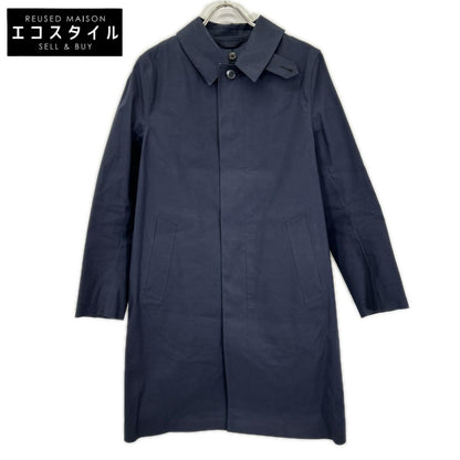 MACKINTOSH マッキントッシュ IDJ/3Q ネイビー コットン100 ゴム引きステンカラーコート コート
