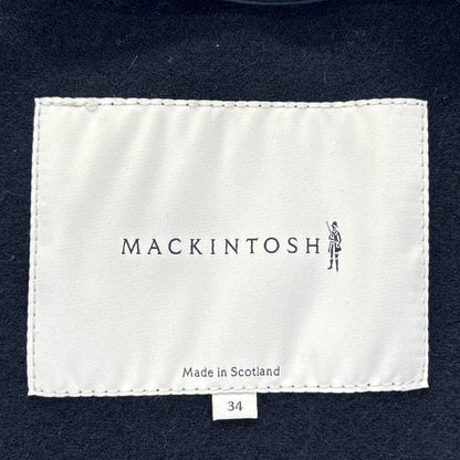 MACKINTOSH マッキントッシュ IDJ/3Q ネイビー コットン100 ゴム引きステンカラーコート コート