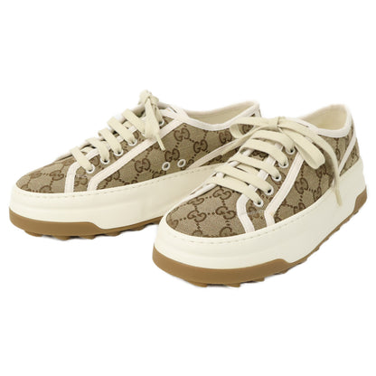 GUCCI グッチ 【新品同様】746766 TENNIS 1977 GGキャンバス ローカットスニーカー シューズ