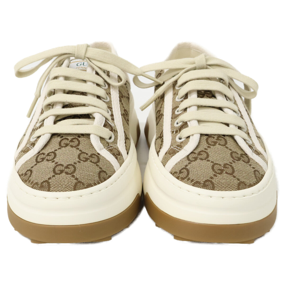 GUCCI グッチ 【新品同様】746766 TENNIS 1977 GGキャンバス ローカットスニーカー シューズ