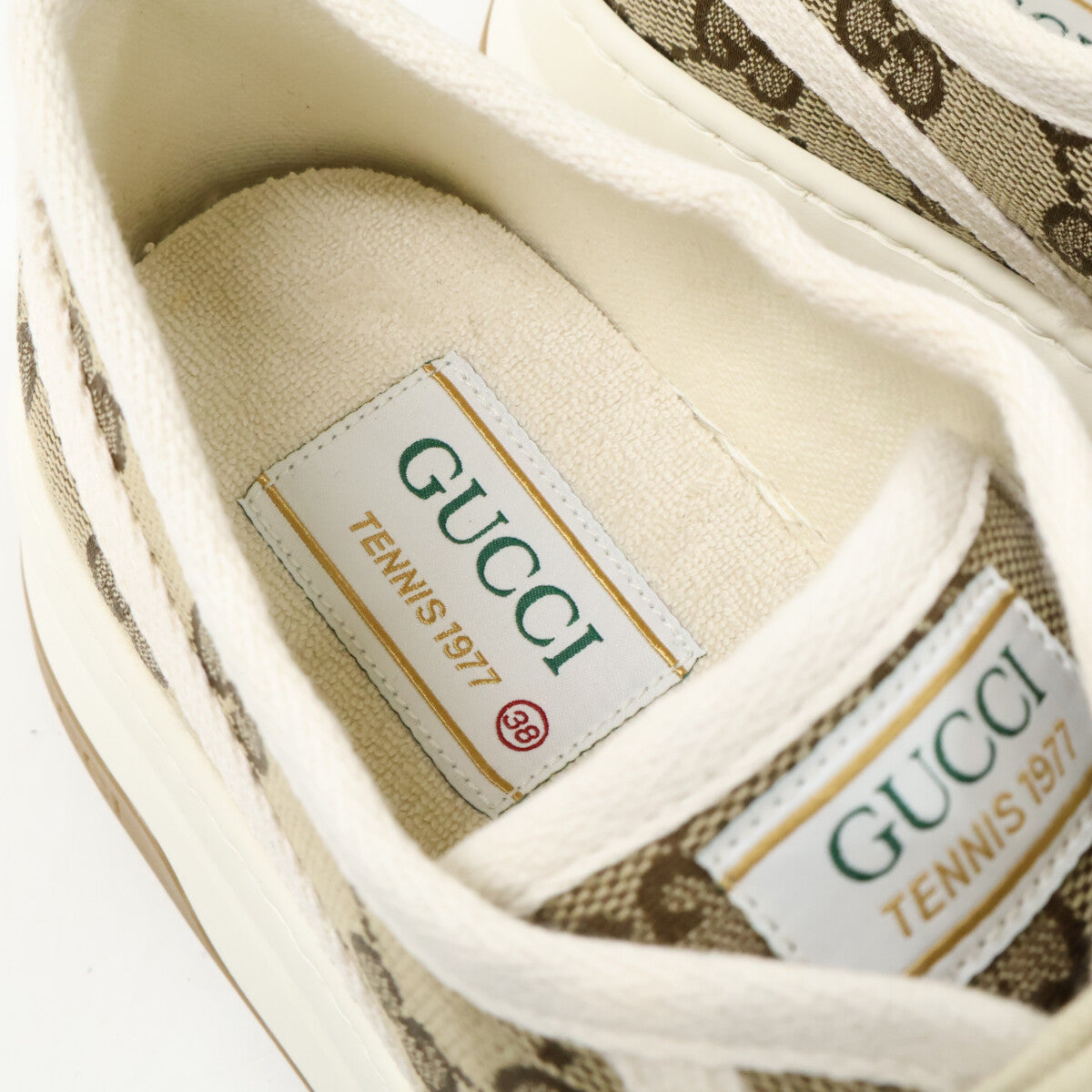 GUCCI グッチ 【新品同様】746766 TENNIS 1977 GGキャンバス ローカットスニーカー シューズ