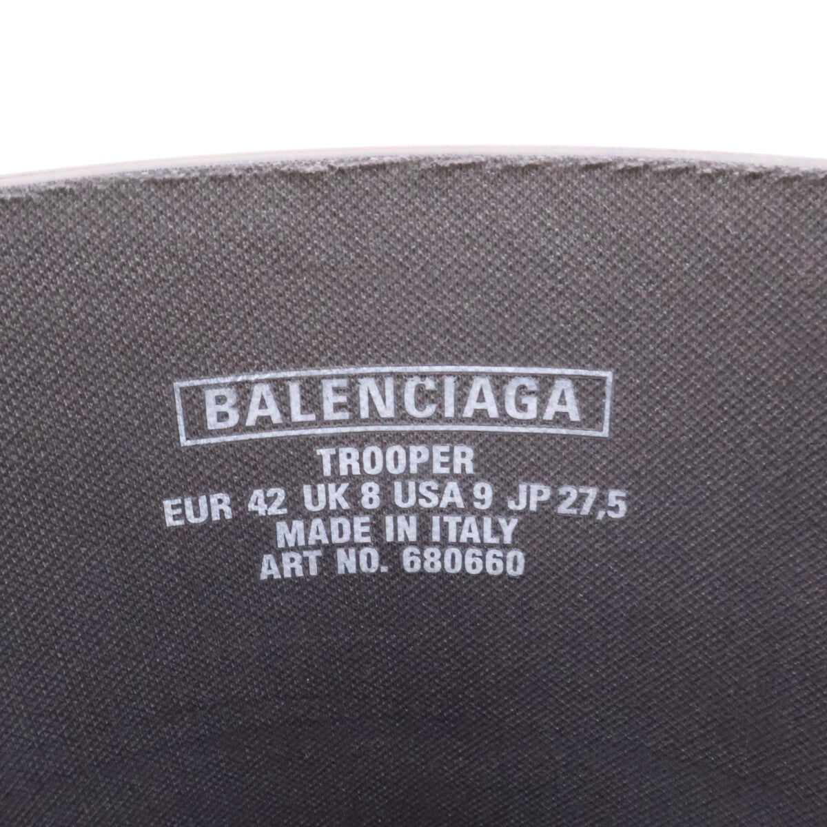 BALENCIAGA バレンシアガ 680660 TROPPER RUBBER BOOTS ラバーブーツ シューズ
