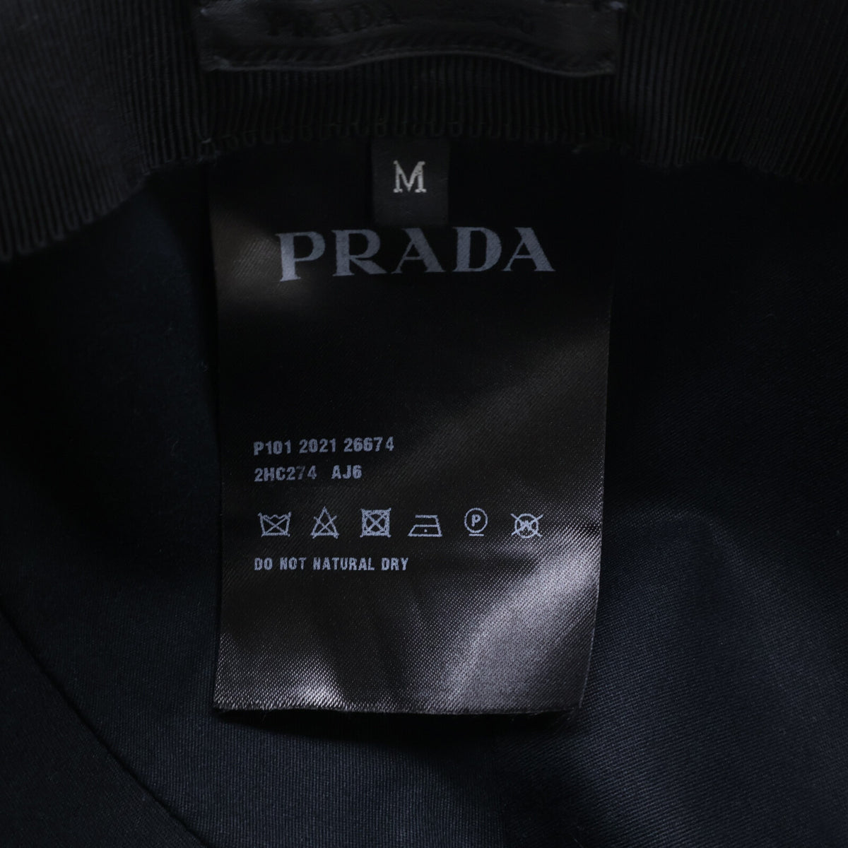 PRADA プラダ 【即決/国内正規】2HC274 AJ6 トライアングルロゴ デニム ベースボールキャップ 帽子