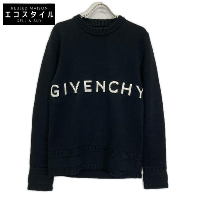 GIVENCHY ジバンシー 22SS BM90G9401M ブラック 4Gロゴ ロングスリーブ クルーネックニット トップス