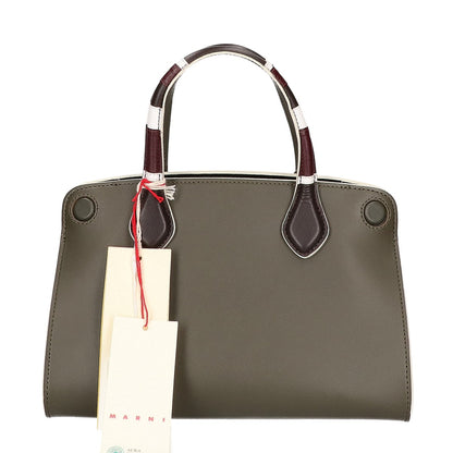 MARNI マルニ 新品未使用 BMMP0175A0 カーフレザー オーバーラップ ハンドバッグ