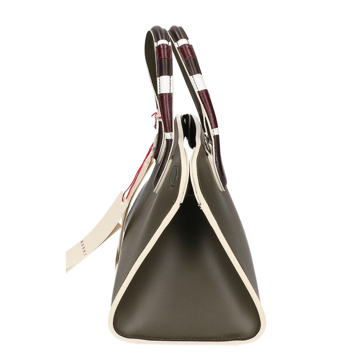 MARNI マルニ 新品未使用 BMMP0175A0 カーフレザー オーバーラップ ハンドバッグ