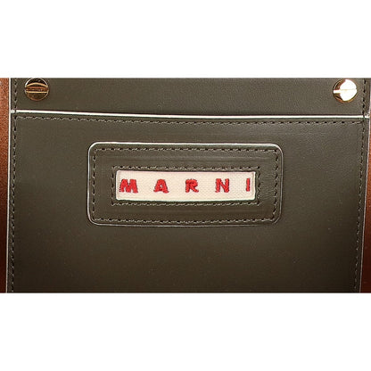 MARNI マルニ 新品未使用 BMMP0175A0 カーフレザー オーバーラップ ハンドバッグ