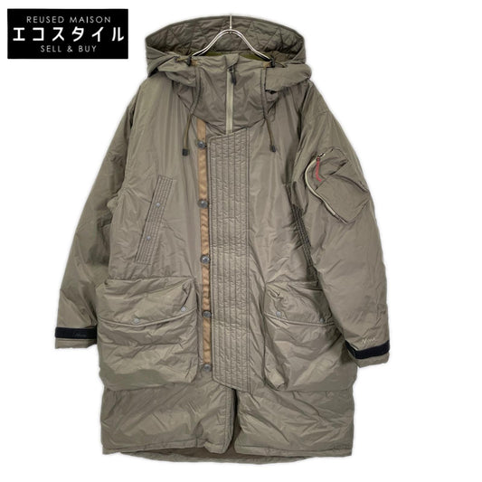 NANGA ナンガ ND2441-1C006 カーキ AURORA TEX DOWN FIELD HALF COAT ダウンコート ジャケット