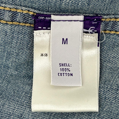 RalphLauren PURPLE LABEL ラルフローレン パープルレーベル 790729714001 インディゴ ライトブルー デニム ウエスタンシャツ トップス