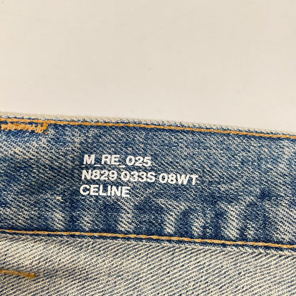 CELINE セリーヌ N829 033S 08WT 22AW ウェスリーデストロイドジーンズ ダメージ加工 デニムパンツ ボトムス
