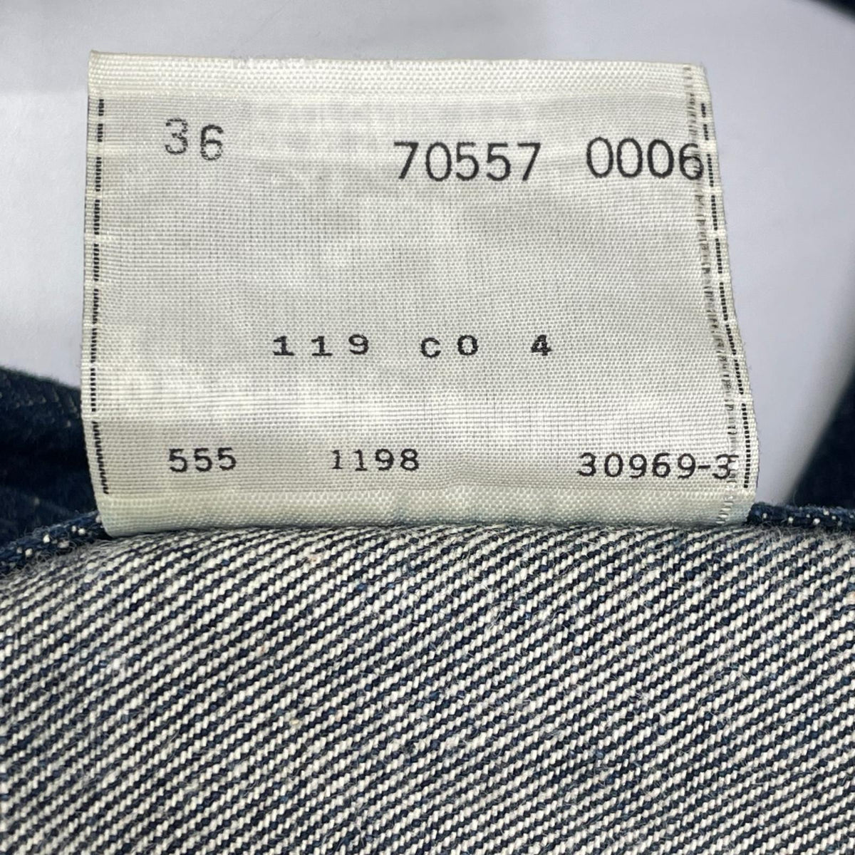 LEVI'S リーバイス 557XX 70557-0006 復刻版 98年製 バレンシア製 インディゴ 3rd デニムジャケット ジャケット