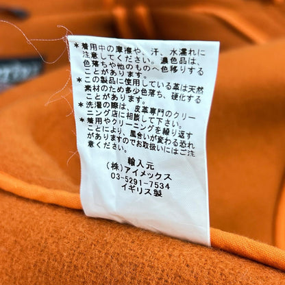 INVERTERE インバーティア IV16FJSE101W　オレンジ Joshua Ellis社製生地 ウール ダッフルコート コート