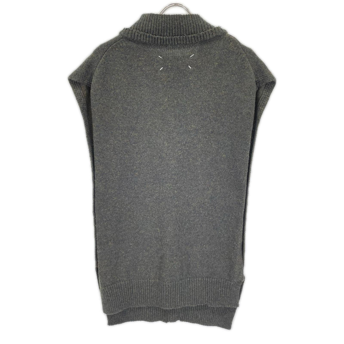 Maison margiela メゾンマルジェラ 22年 SI1TH0001 グレー ウールリネンタバード ベスト ベスト