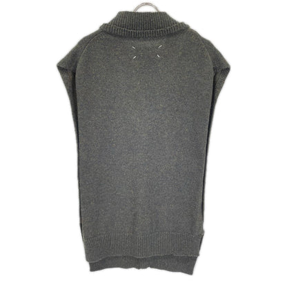Maison margiela メゾンマルジェラ 22年 SI1TH0001 グレー ウールリネンタバード ベスト ベスト