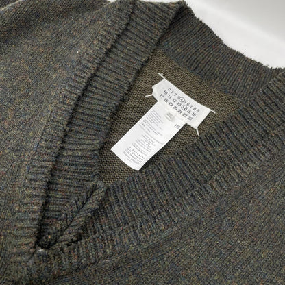 Maison margiela メゾンマルジェラ 22年 SI1TH0001 グレー ウールリネンタバード ベスト ベスト