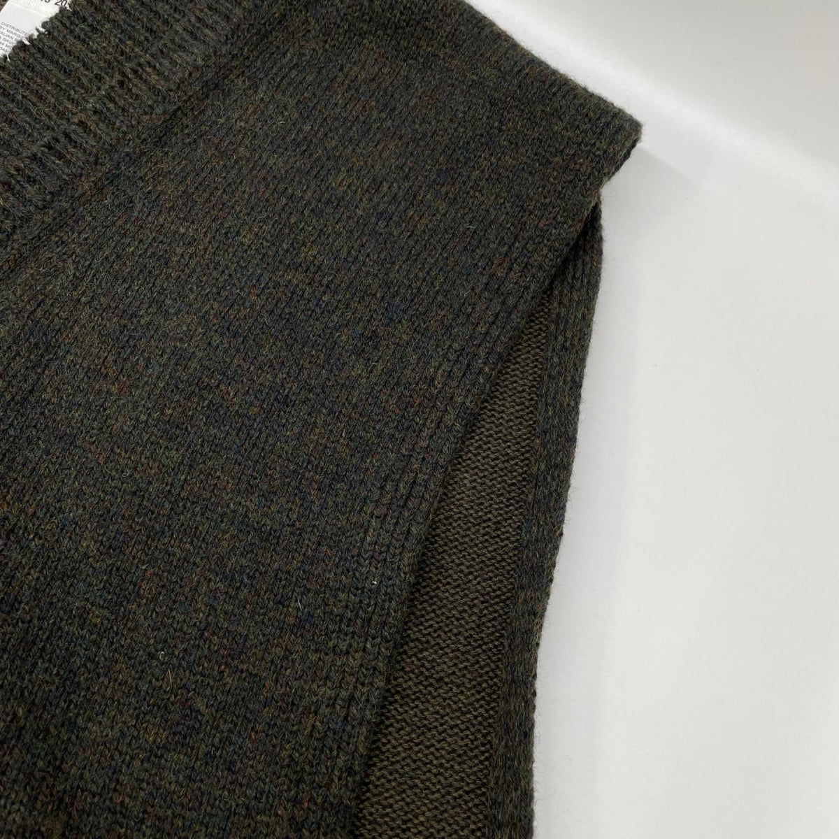 Maison margiela メゾンマルジェラ 22年 SI1TH0001 グレー ウールリネンタバード ベスト ベスト