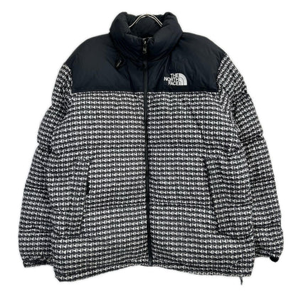 THE NORTH FACE ノースフェイス ×Supreme 21SS ND421001 グレー Studded Nuptse Jacket ダウンジャケット ジャケット