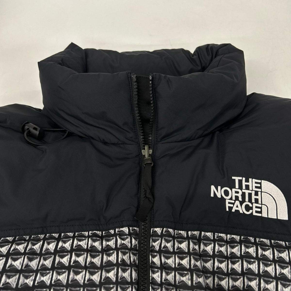 THE NORTH FACE ノースフェイス ×Supreme 21SS ND421001 グレー Studded Nuptse Jacket ダウンジャケット ジャケット