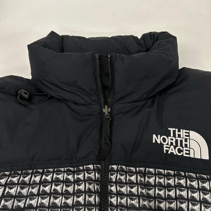 THE NORTH FACE ノースフェイス ×Supreme 21SS ND421001 グレー Studded Nuptse Jacket ダウンジャケット ジャケット