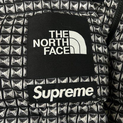THE NORTH FACE ノースフェイス ×Supreme 21SS ND421001 グレー Studded Nuptse Jacket ダウンジャケット ジャケット