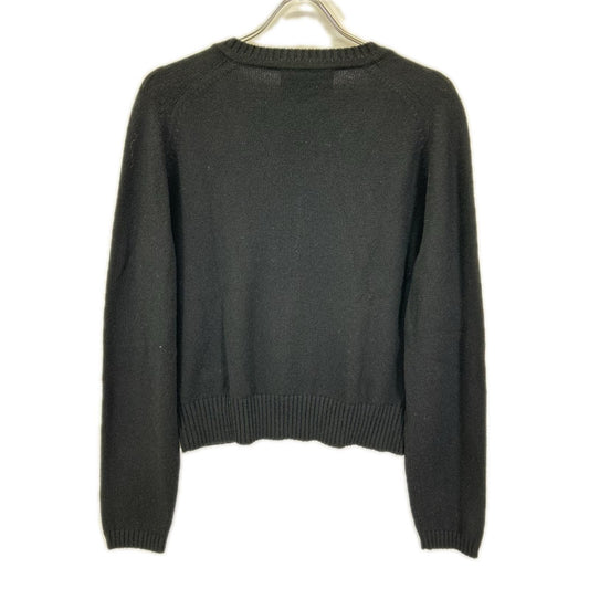 GUCCI グッチ 628411 ブラック カシミヤ100 ホースビットデザイン Vネック ニットトップス トップス