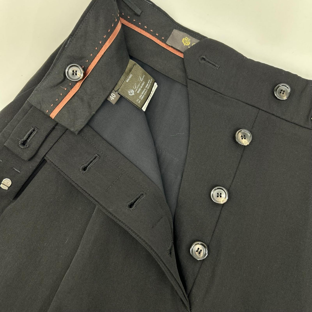 Loro Piana ロロピアーナ MAL3821 FAM3260 ウール混 スラックス ボトムス