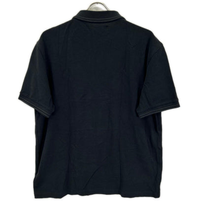 COMMEdesGARCONS SHIRT コムデギャルソンシャツ ×FREDPERRY FR-T521 ブラック コットン ワンポイント トップス