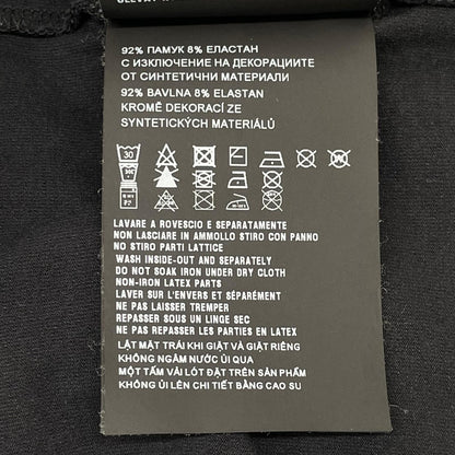 PRADA プラダ SJM251 ブラック コットン Vネック ポケットTシャツ トップス