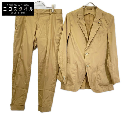 Belvest ベルベスト A100C ベージュ コットン混　セットアップ スーツ セットアップ