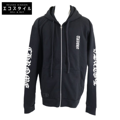 Chrome hearts クロムハーツ 【美品/国内正規】Vertical Logo Zip Up Hoodie クロムハーツ バーティカル ロゴ ジップアップ パーカー トップス