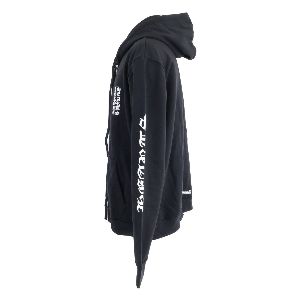 Chrome hearts クロムハーツ 【美品/国内正規】Vertical Logo Zip Up Hoodie クロムハーツ バーティカル ロゴ ジップアップ パーカー トップス