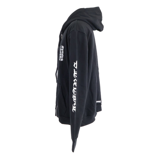 Chrome hearts クロムハーツ 【美品/国内正規】Vertical Logo Zip Up Hoodie クロムハーツ バーティカル ロゴ ジップアップ パーカー トップス