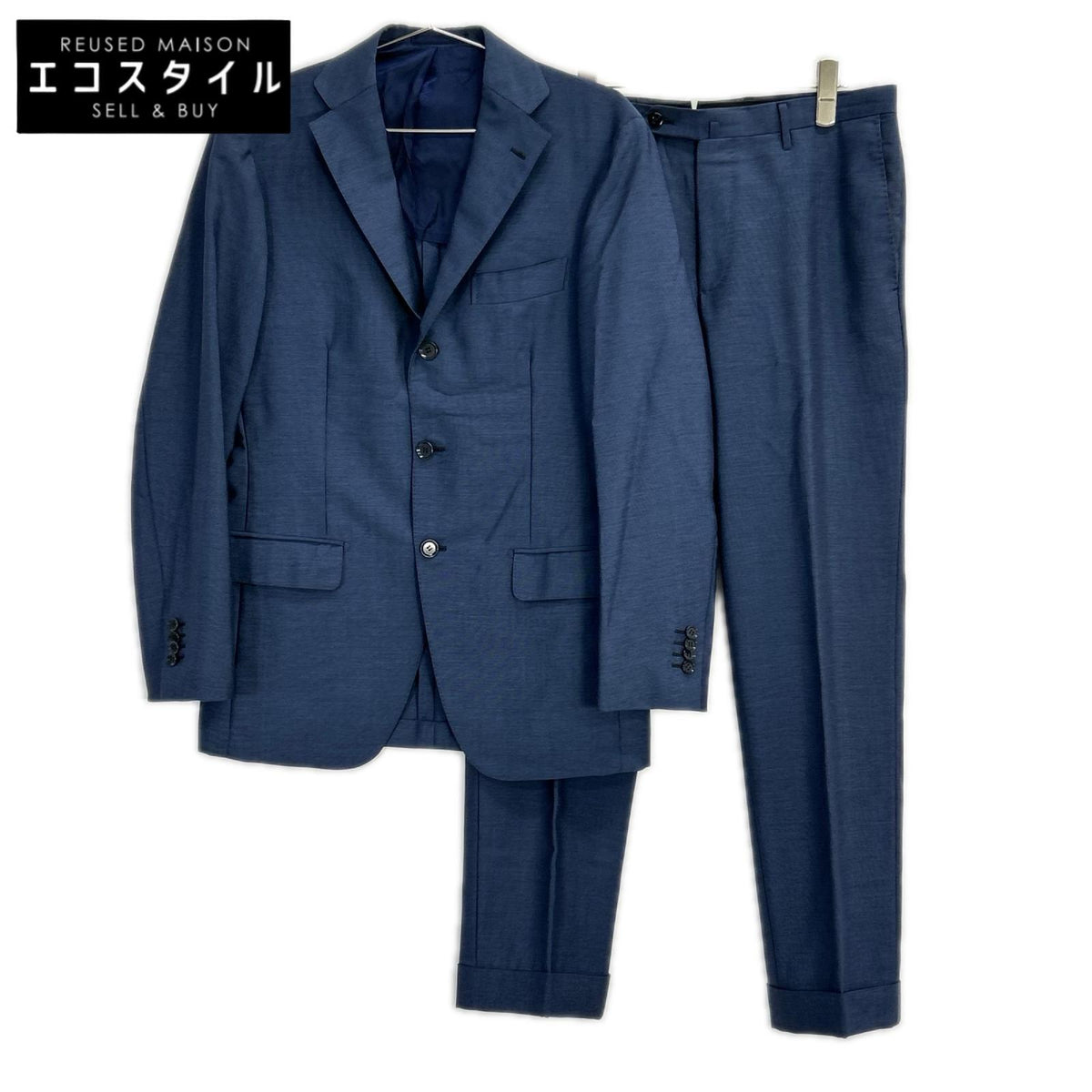 RING JACKET リングヂャケット 【CRADOCK MOHAIR】RM024S37RB ブルー 3Bジャケット スーツ スーツ セットアップ