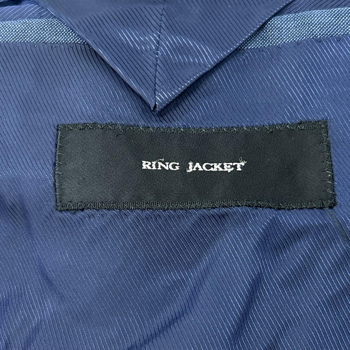 RING JACKET リングヂャケット 【CRADOCK MOHAIR】RM024S37RB ブルー 3Bジャケット スーツ スーツ セットアップ