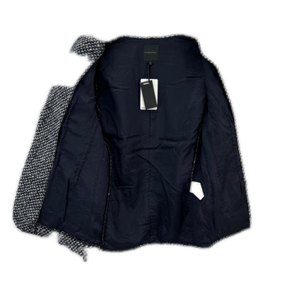0310023010 Gray Wool Blend 2B Jacket S Men's