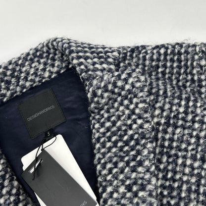0310023010 Gray Wool Blend 2B Jacket S Men's