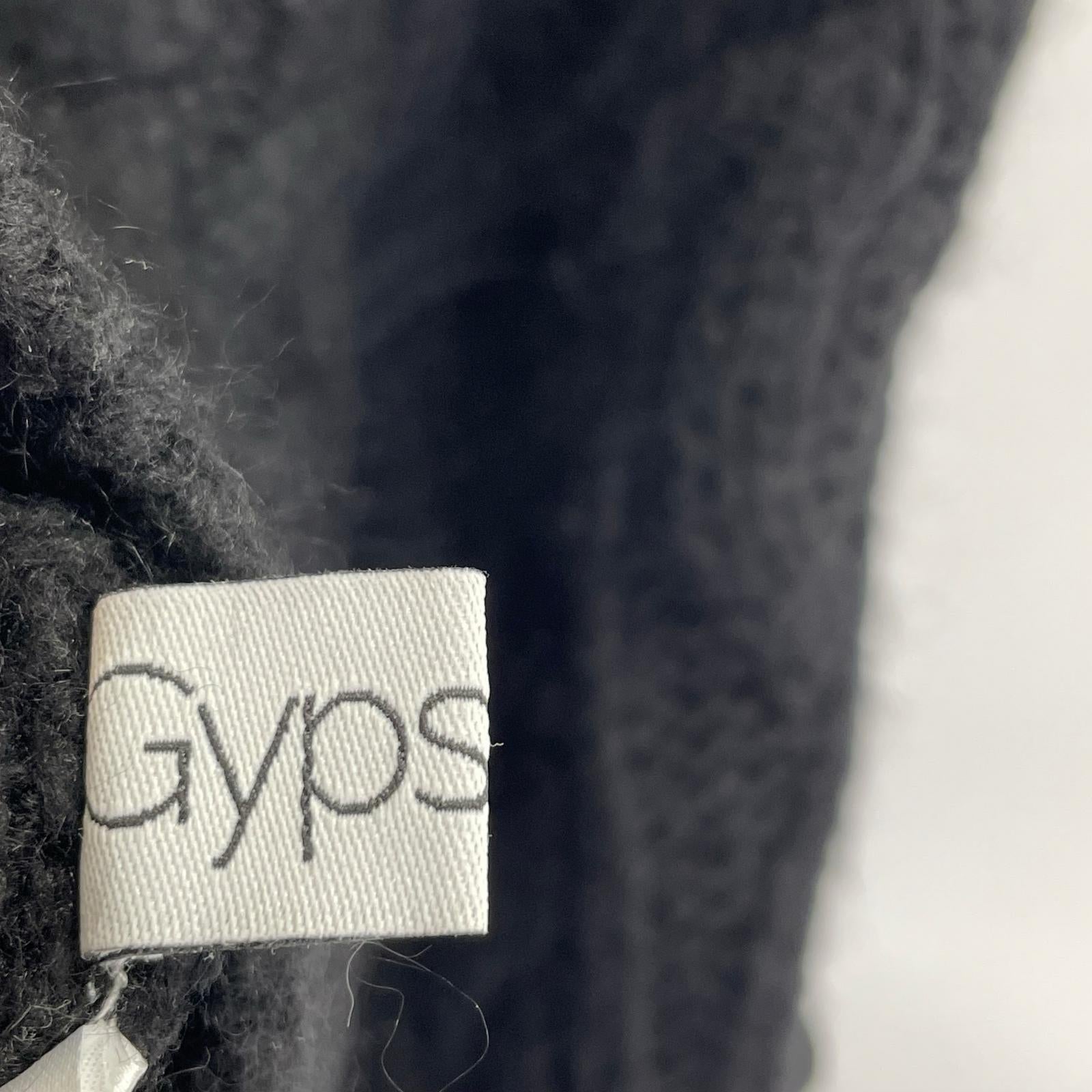Gypsohila ジプソフィア ブラック GPG-506 リボンケーブルニット トップス