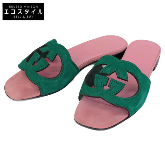 GUCCI 古驰 interlocking G 镂空凉鞋/鞋履