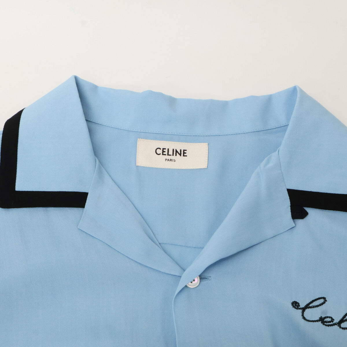 CELINE 赛琳 2C516852C 蓝色 保龄球衫 上衣