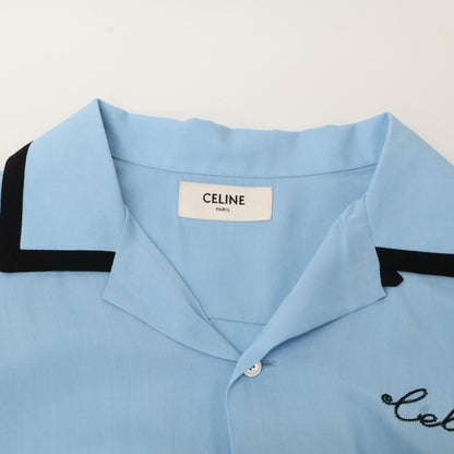 CELINE 赛琳 2C516852C 蓝色 保龄球衫 上衣