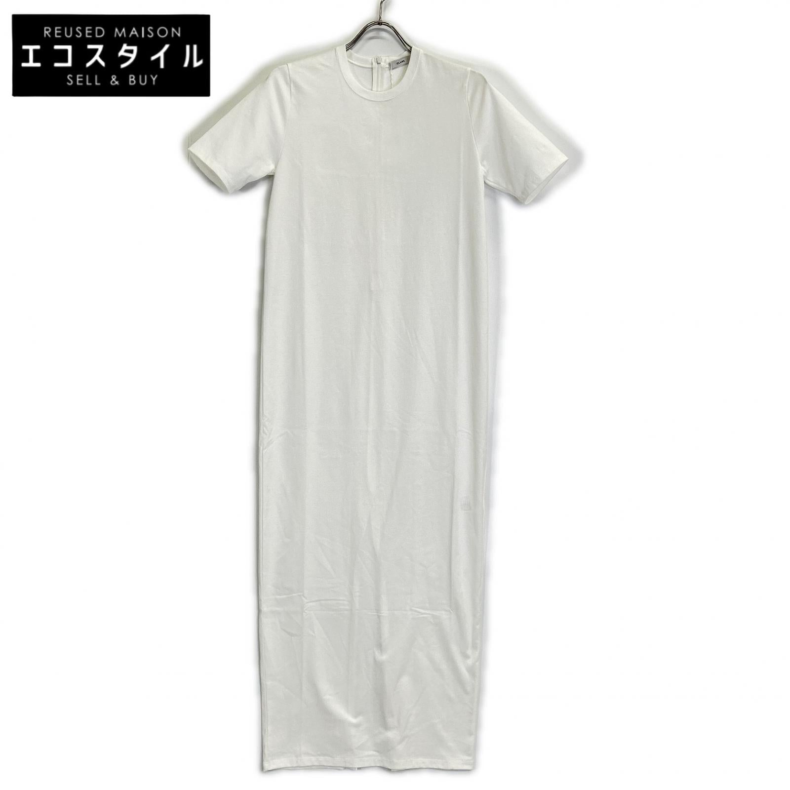 CLANE クラネ 24SS ホワイト 16112ー5242 タイトマキシワンピース ワンピース