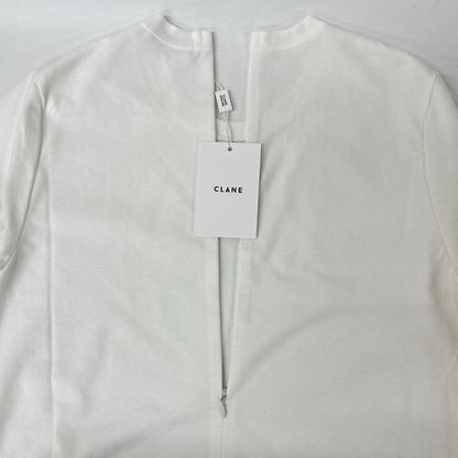CLANE クラネ 24SS ホワイト 16112ー5242 タイトマキシワンピース ワンピース