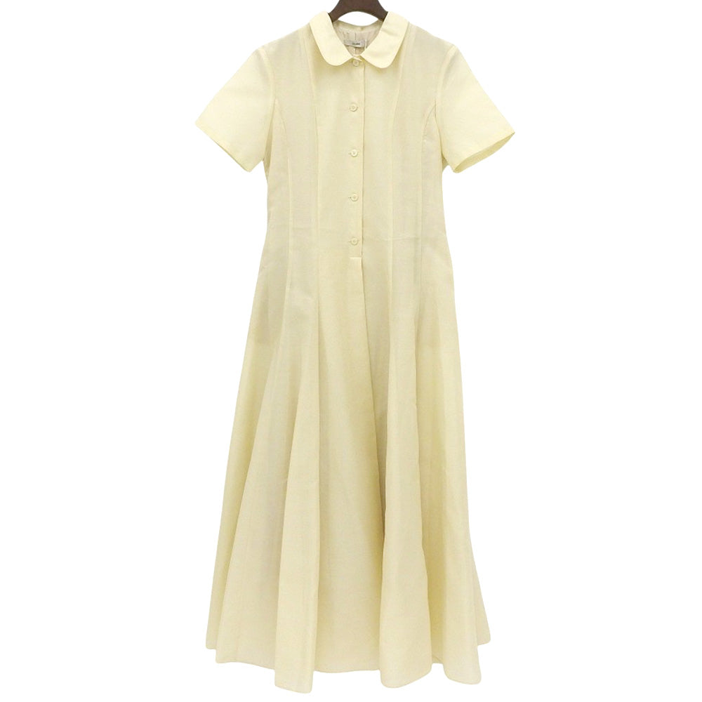 几乎全新 FULFFY SHEER H/S SHRIT ONEPIECE 连衣裙 女式 象牙色 1 18112-5062 25SS 连衣裙 1 女式
