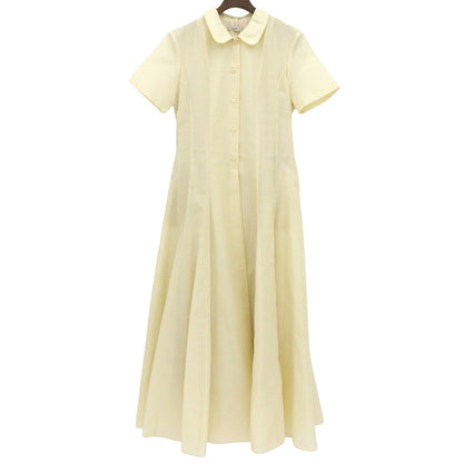几乎全新 FULFFY SHEER H/S SHRIT ONEPIECE 连衣裙 女式 象牙色 1 18112-5062 25SS 连衣裙 1 女式